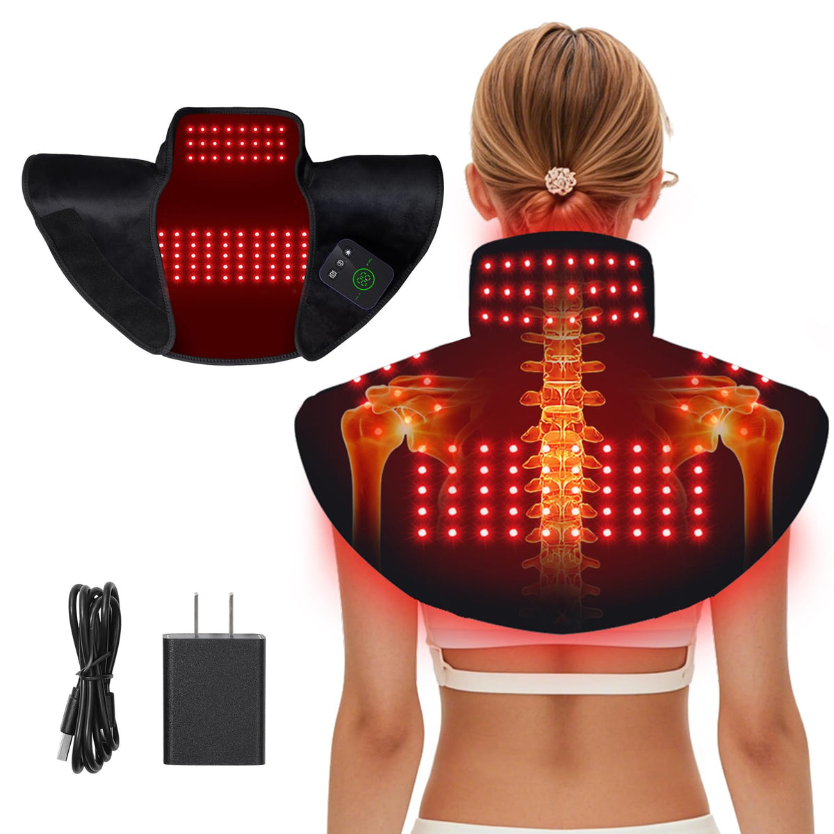 Red Light Therapy for Neck Shoulder Relaxation,Infrared Light Therapy