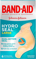 Band-Aid Hydro Seal, 6 Large Bandages Per Box (Pack of 3)