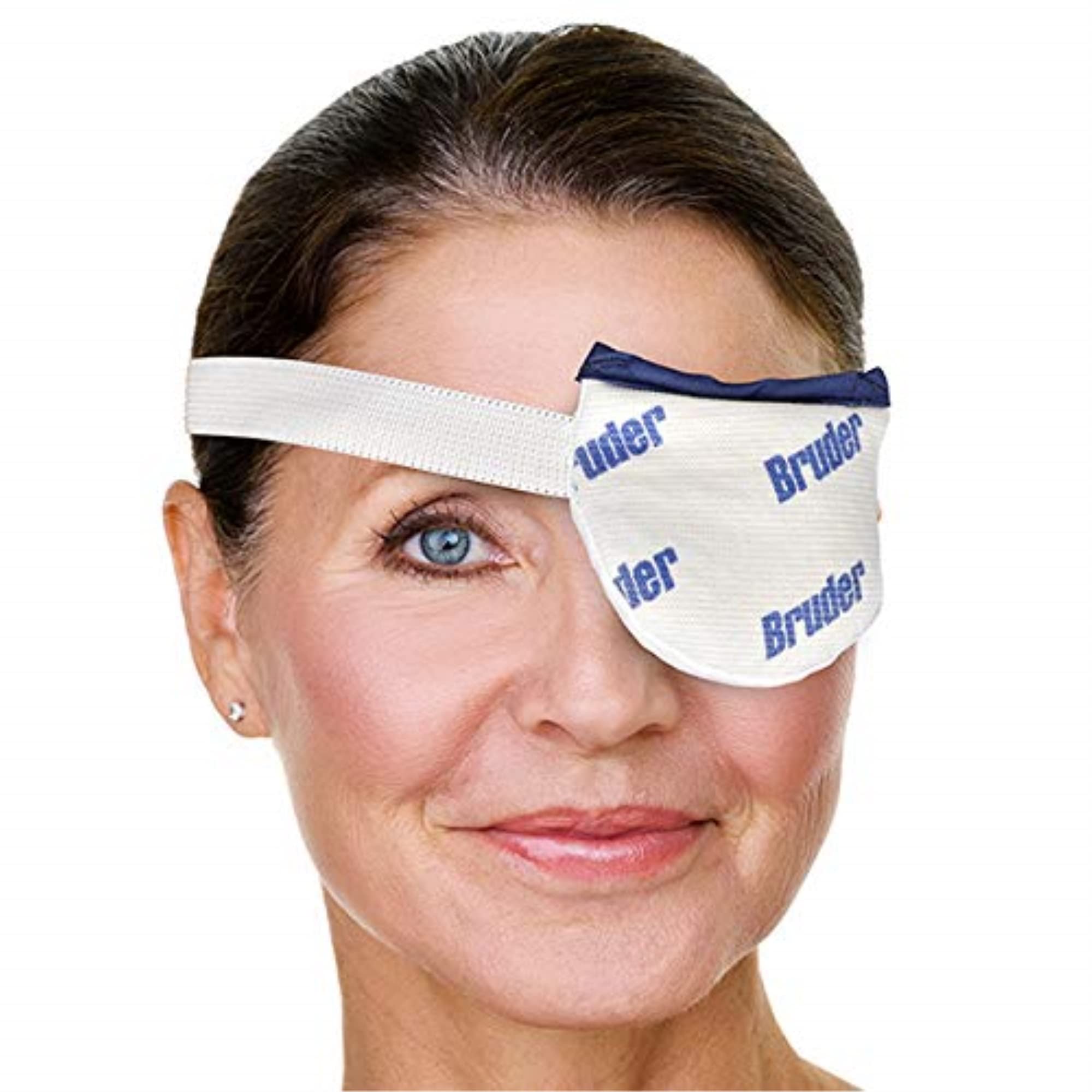 Bruder Moist Heat Eye Compress | Single Eye | Microwave Activated | Fast Acting and Effective Relief for Styes and Other Eye Irr