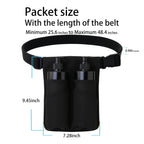 Tuhaoge Massage Bottle Bag,Massage Oil Holster for 2 Bottle s,Lotion Holster,Massage Therapist,Massage Oil Holster, Massage Loti