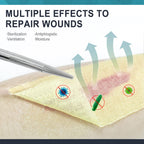 Ceeport Medical Xeroform Petrolatum Dressing 5x9 - Non-Adherent Gauze Pad Strip, Fine Mesh Gauze Patch Supplies for Wound Care,