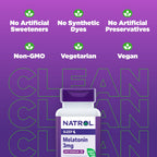 Natrol Fast Dissolve Melatonin 3 mg, Melatonin Supplements for Restful Sleep, Sleep Support for Adults, 90 Strawberry-Flavored T