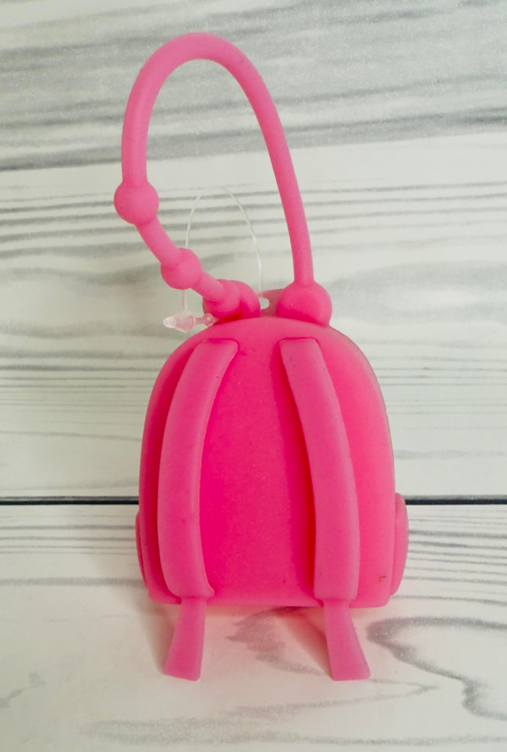 Bath and Body Works Pink Heart Backpack Pocketbac Hand Sanitzer Holder
