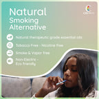 Cigtrus Natural Nicotine-Free, Tobacco-Free Smoking Alternative, Non-Electric Craving Relief, Quit Smoking Aid with Cigtrus (Fre