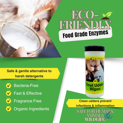 CareFree Enzymes 94305 Udder Wipes Goat Health/Care