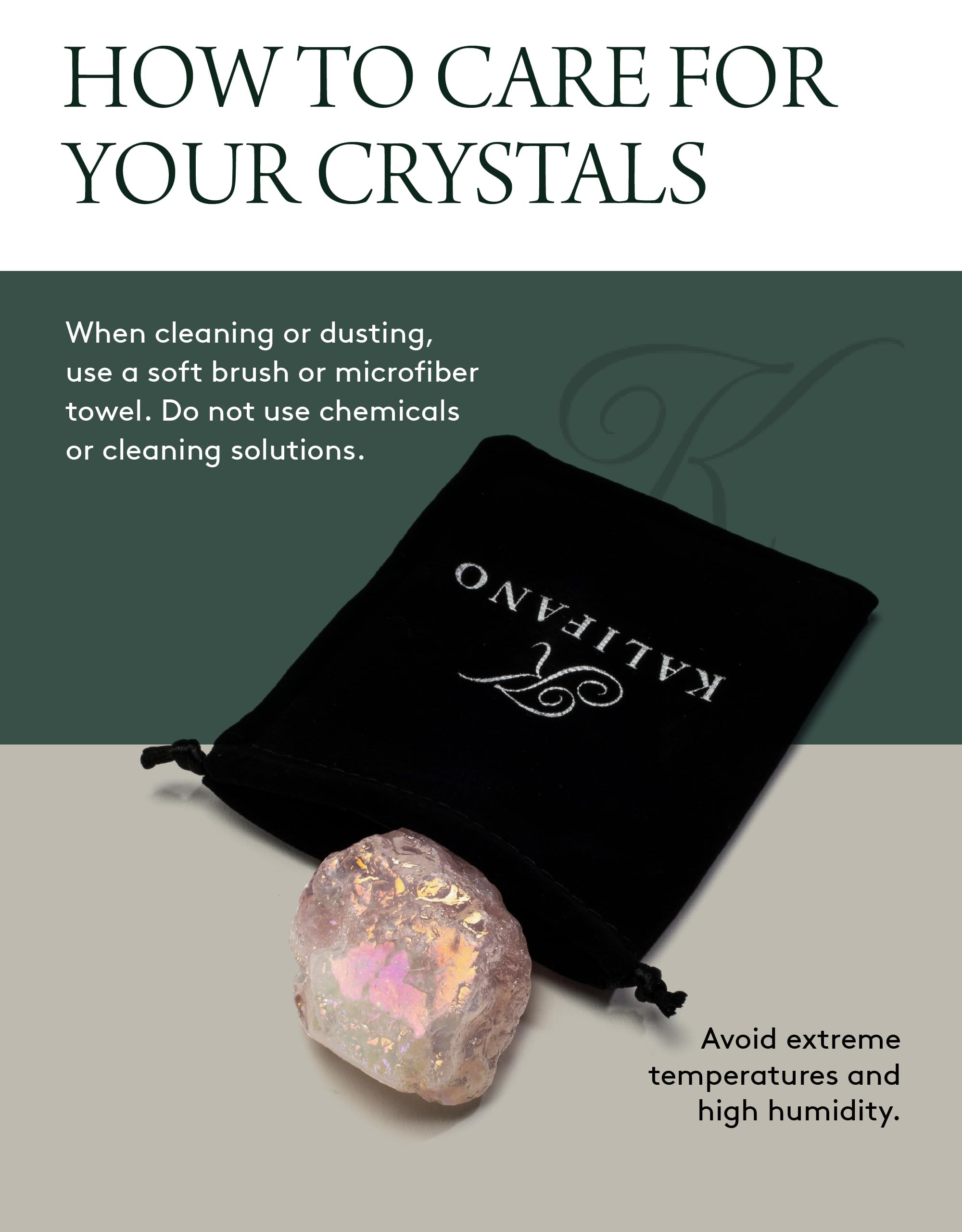 KALIFANO Angel Aura Rose Quartz Crystal - Titanium Bonded High Energy Raw Cuarzo Rosa Chunk with Information Card - Natural Reik