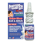 Pressureze Xtra - Natural- Preservative Free - Sterile Nasal Spray - for Severe Sinus Congestion Relief - Opens Blocked Ear Cana