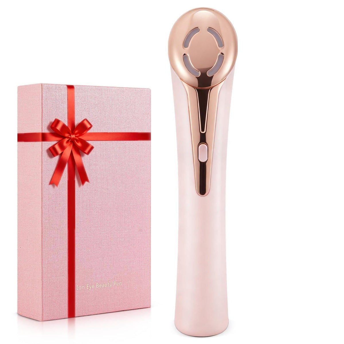3in1 Eye Beauty Device  Red & Blue Light Therapy with Constant Warmth and Vibration Massage for Eye Care, Enhances Eye Cream 