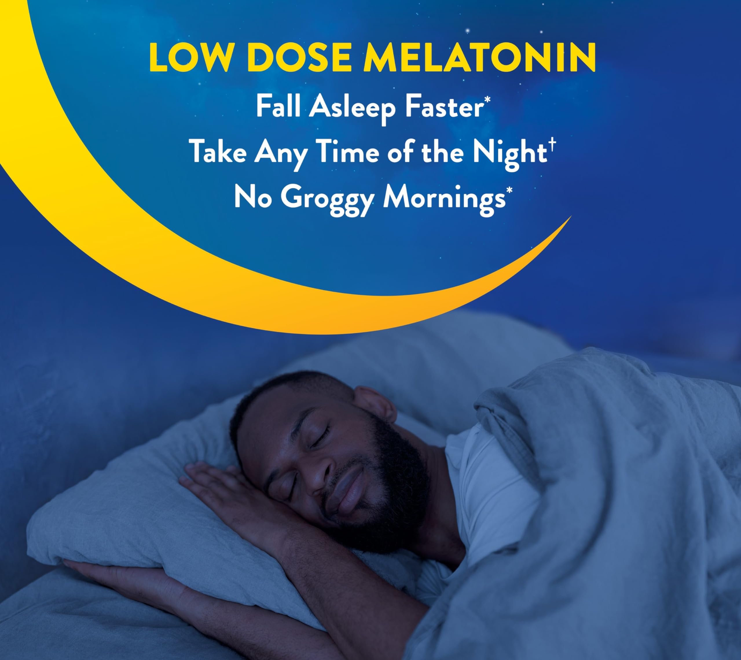 MidNite Back to Sleep Low Dose, 1.5 mg Melatonin Sleep Aid, Non-Habit Forming, Herbal Dietary Supplement for Adults, Drug-Free,