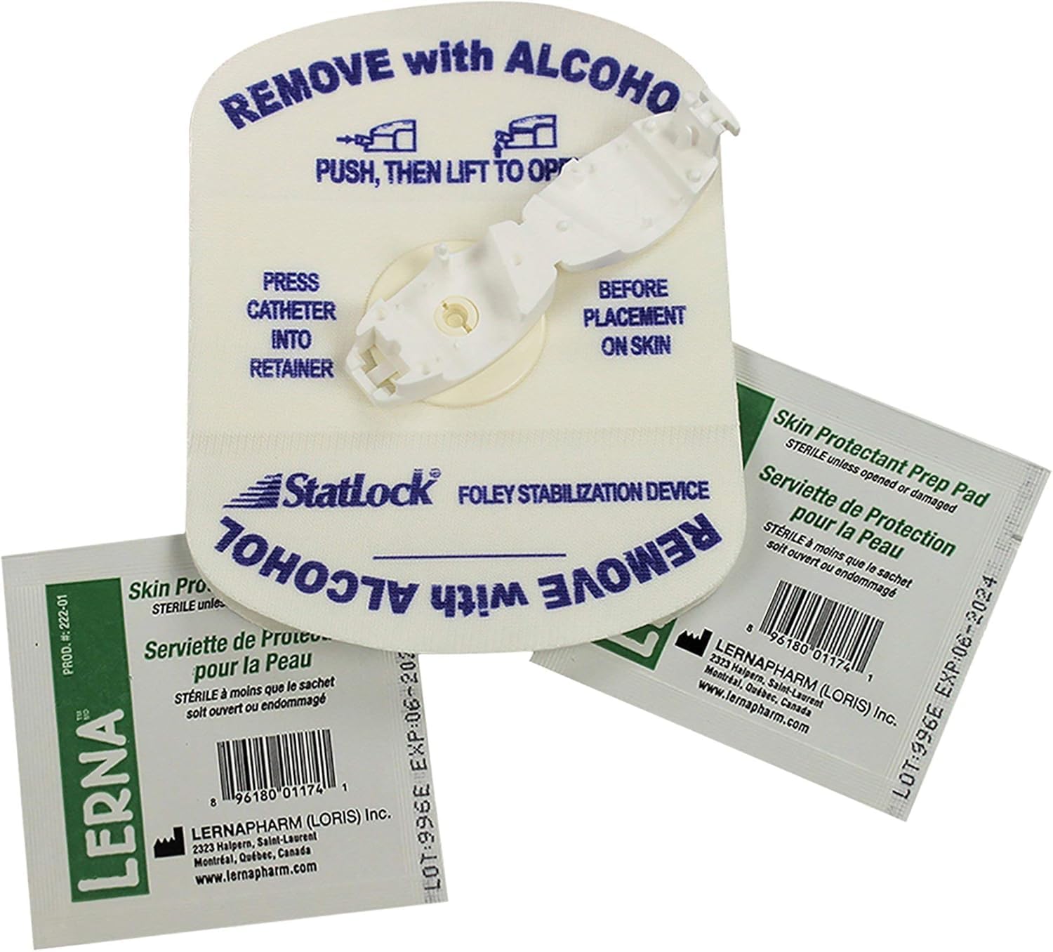 Venetec StatLock Foley Cath Securement Device with Tricot Anchor, FoL0102 1 Piece-Set