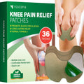 YOUCOPIA Knee Relief Heat Patches: 36 Count Natural Herbal Relieving Plaster for Long Lasting Muscle and Joint Relief - Mugwort 