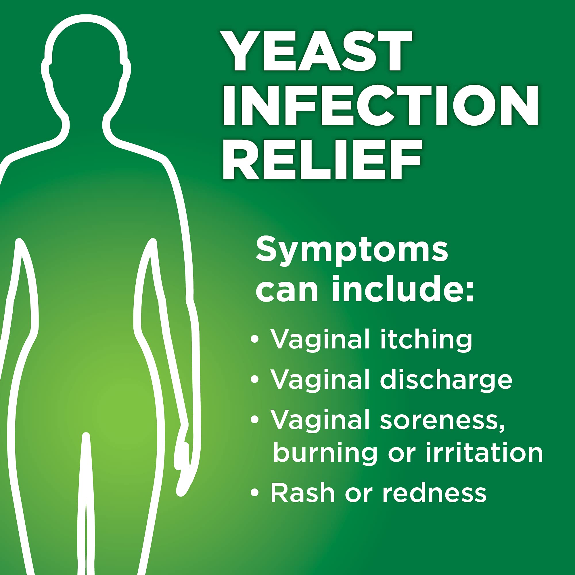 Amazon Basic Care Miconazole Nitrate Vaginal Cream (4 Percent), 3-day Yeast Infection Treatment for Women, 0.18 ounce - 3 count