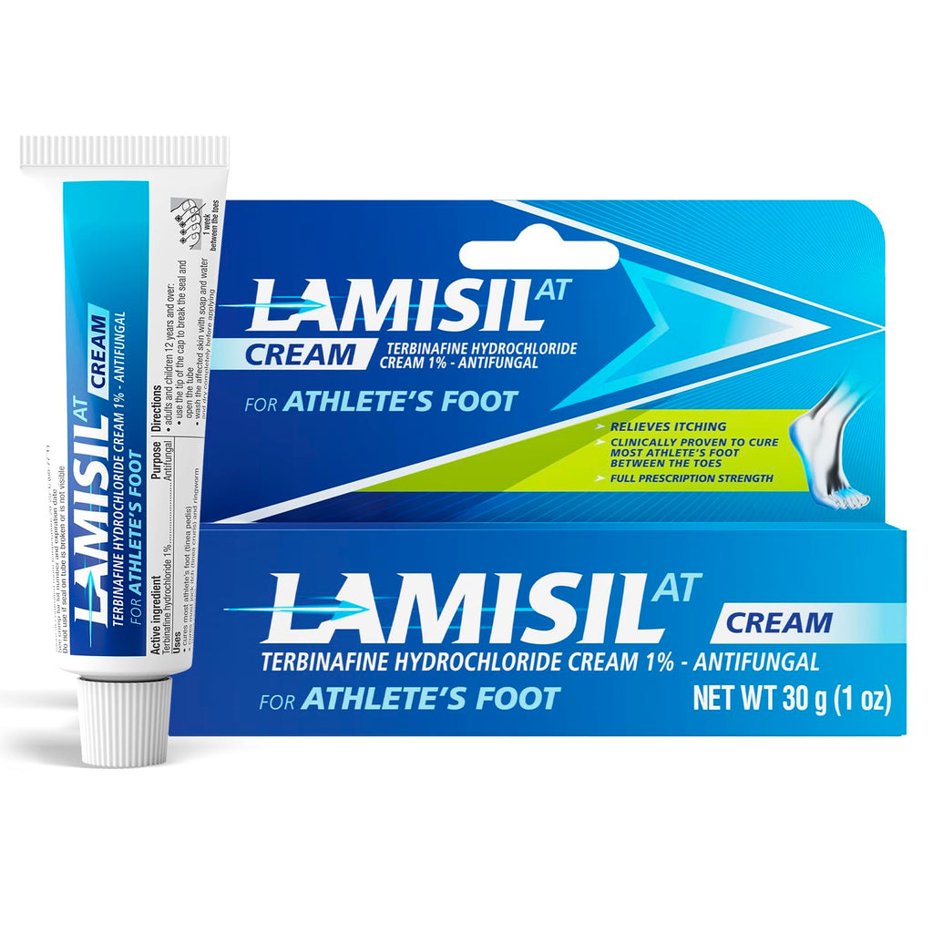 Lamisil 1% Cream, #1 Doctor Recommended Athletes Foot Cream, Relieves ...
