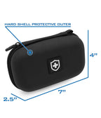 CASEMATIX Asthma Inhaler Case Fits Inhaler Spacer For Adults, Masks, Inhaler Holder and More - Compact Size Fits 6.25 Maximum, I