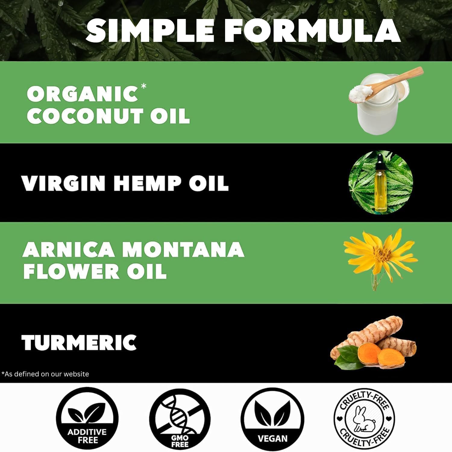 Hemp Cream Maximum Strength (4oz) Hemp Oil & Arnica, Soothes Discomfort on Joint Muscle Shoulder Hip Neck Knee & Back Support. A