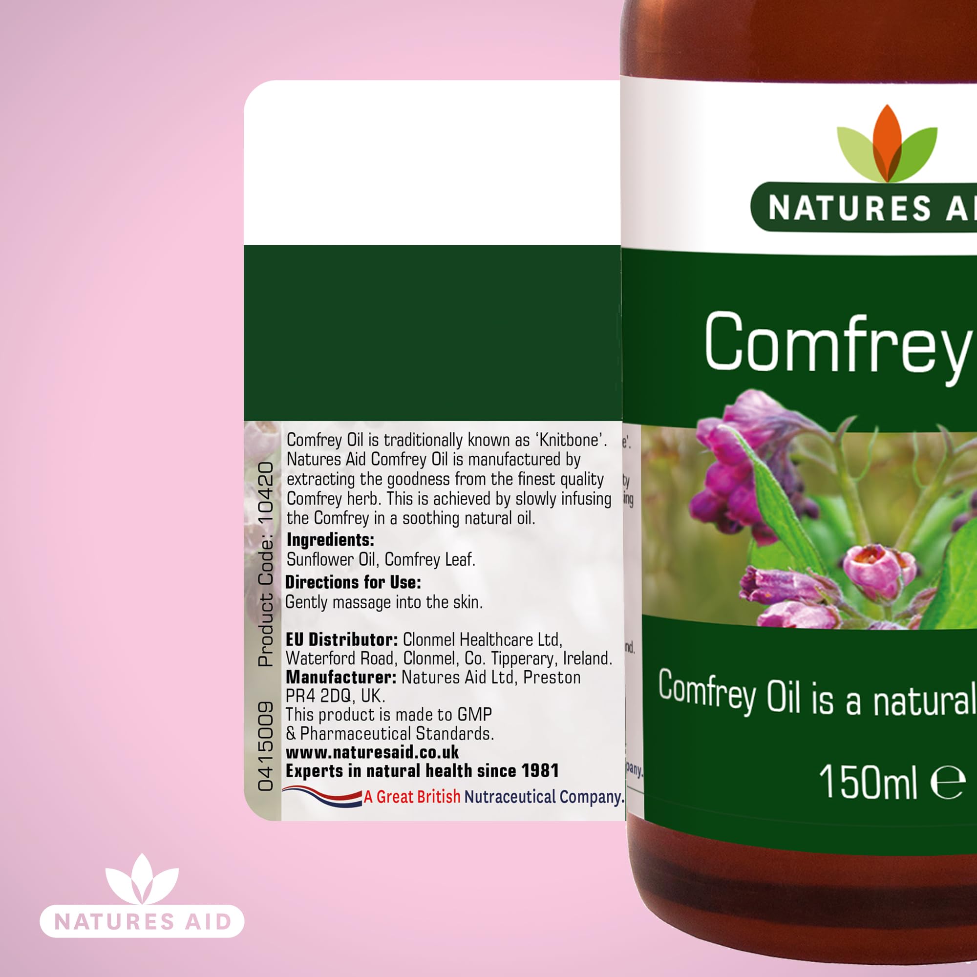 Natures Aid Comfrey Oil - 150ml