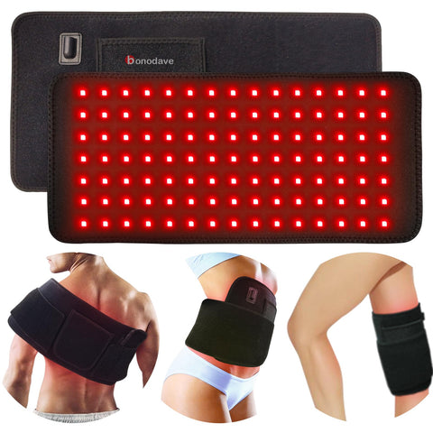 Red Light Therapy Infrared Light Therapy Pad for Body Pain NIR Deep Therapy for Back Knee Hands Feet Relief Portable 660nm 850nm