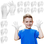 Ramede 24 Pairs Eczema Gloves for Kids Eczema Sleeves Moisturizing Gloves White Cotton Gloves Washable and Reusable Overnight Dr
