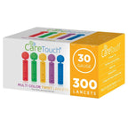 Lancets for Diabetes Testing - 30 Gauge Diabetic Lancets for Blood Testing and Glucose Testing - Fits Most Lancing Devices - Ste