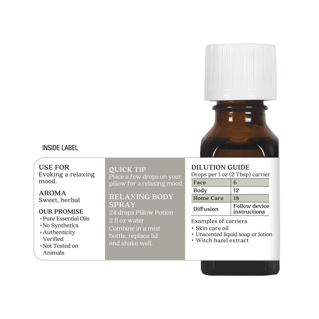 Pillow Potion Essential Oil Aura Cacia 0.5 oz Oil