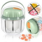 Portable Pill Box, GloDeals Weekly Pill Organizer 7-Day Travel Medicine Organizer NO-BPA Moisture Proof Portable Medicine Contai