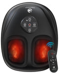 Relaxation Gifts for Women Men Mom Dad, 2025 Upgrade Shiatsu Foot Massager with Heat, FSA Eligible Feet Massager for Plantar Fas