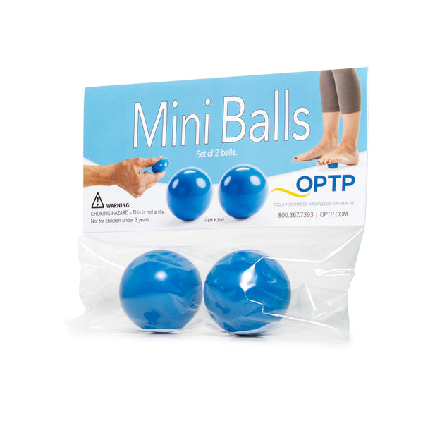 OPTP Mini Balls - Vinyl Air-Filled Self-Massage Ball Set (2 Piece) for ...
