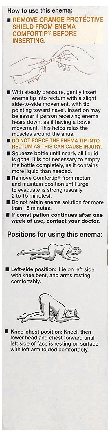 Fleet Mineral Oil Enema, Latex Free - 4.5 fl oz (Packaging may vary)