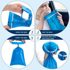 26 Pack Vomit Bags Disposable, IKOCO1000ml Leak Resistant Emesis Throw Up Bag, Motion Barf Puke Sickness Bags for Travel, Nausea