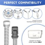 Yosopherier Replacement Tubing for ResMed AirMini Hose Tube, Compatible with ResMed AirMini CPAP Machine & F20/N20/P10/N30 Conne