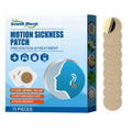 Generic Motion Sickness Patches, 10 Count Sea Sickness Patches Non Drowsy, Motion Sickness Patches for Cruise Airplanes Cars Bus