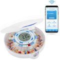 LiveFine Smart WiFi Automatic Pill Dispenser | 28-Day Medication Organizer Up to 9 Doses Per Day for Care Monitoring with Lockin