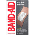 BAND-AID Brand TOUGH STRIPS Bandages XL, 10 Count