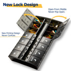 XL Large Pill Organizer 7 Day, Weekly Medicine Pill Box 2 Times a Day,Am Pm Pill Case Organizer 14 Compartments with Hinged Lids