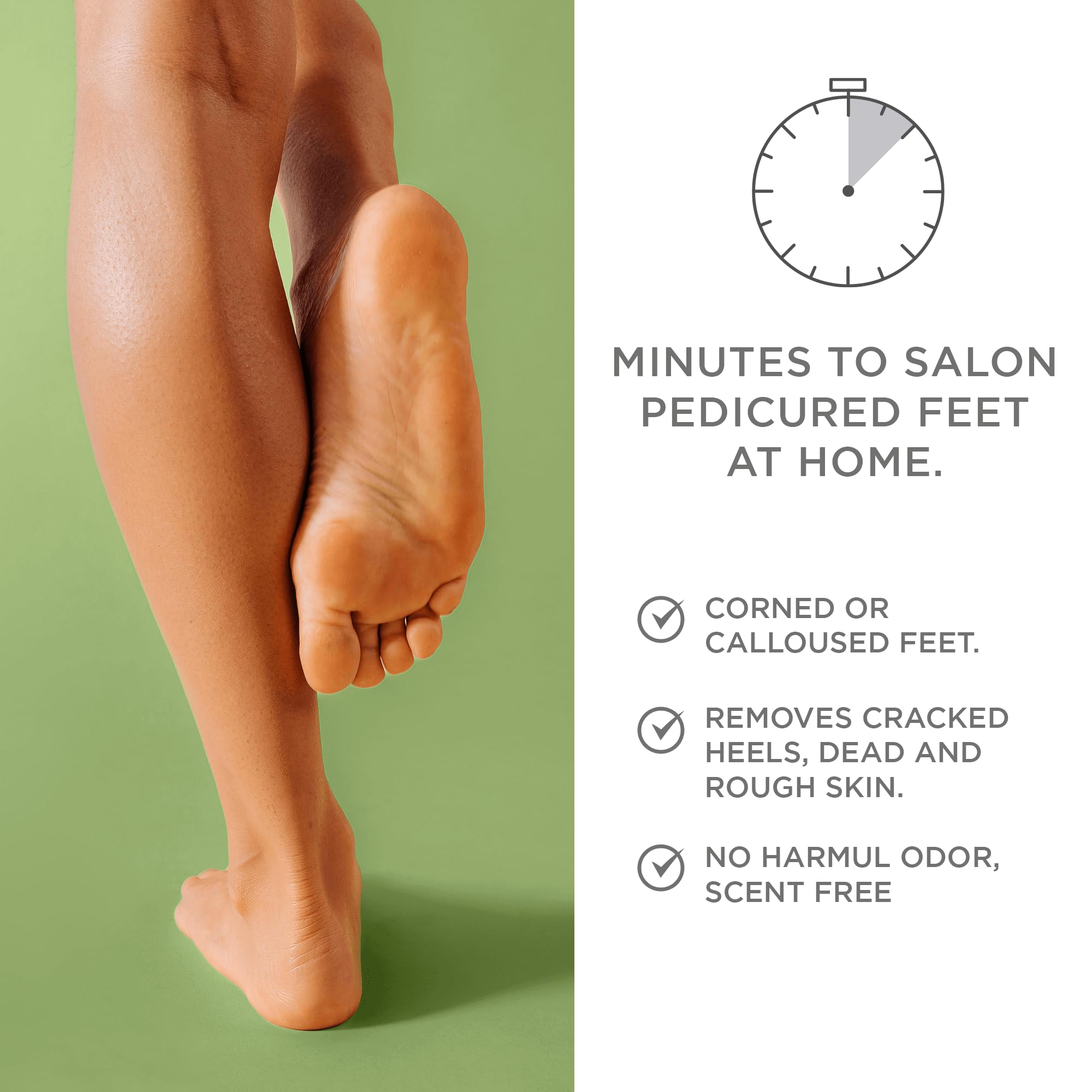 Lee Beauty Professional Callus Remover for Feet - Tea Tree, Powerful Formulation - Extra Strength Gel, Home Pedicure Foot Spa Re