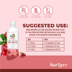 MaryRuth Organics Liquid Nighttime Multimineral | No Melatonin | Bedtime Routine | Magnesium Citrate | Calcium | Zinc | Vitamin