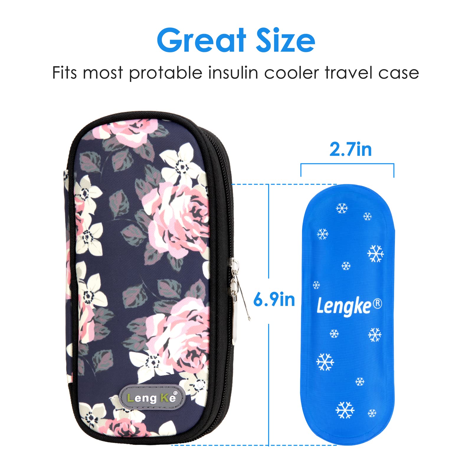 YOUSHARES Diabetes Ice Packs for Insulin Cooler Travel Case - Mini Ice Packs Suitable for Most Insulated Medication Travel Bag,