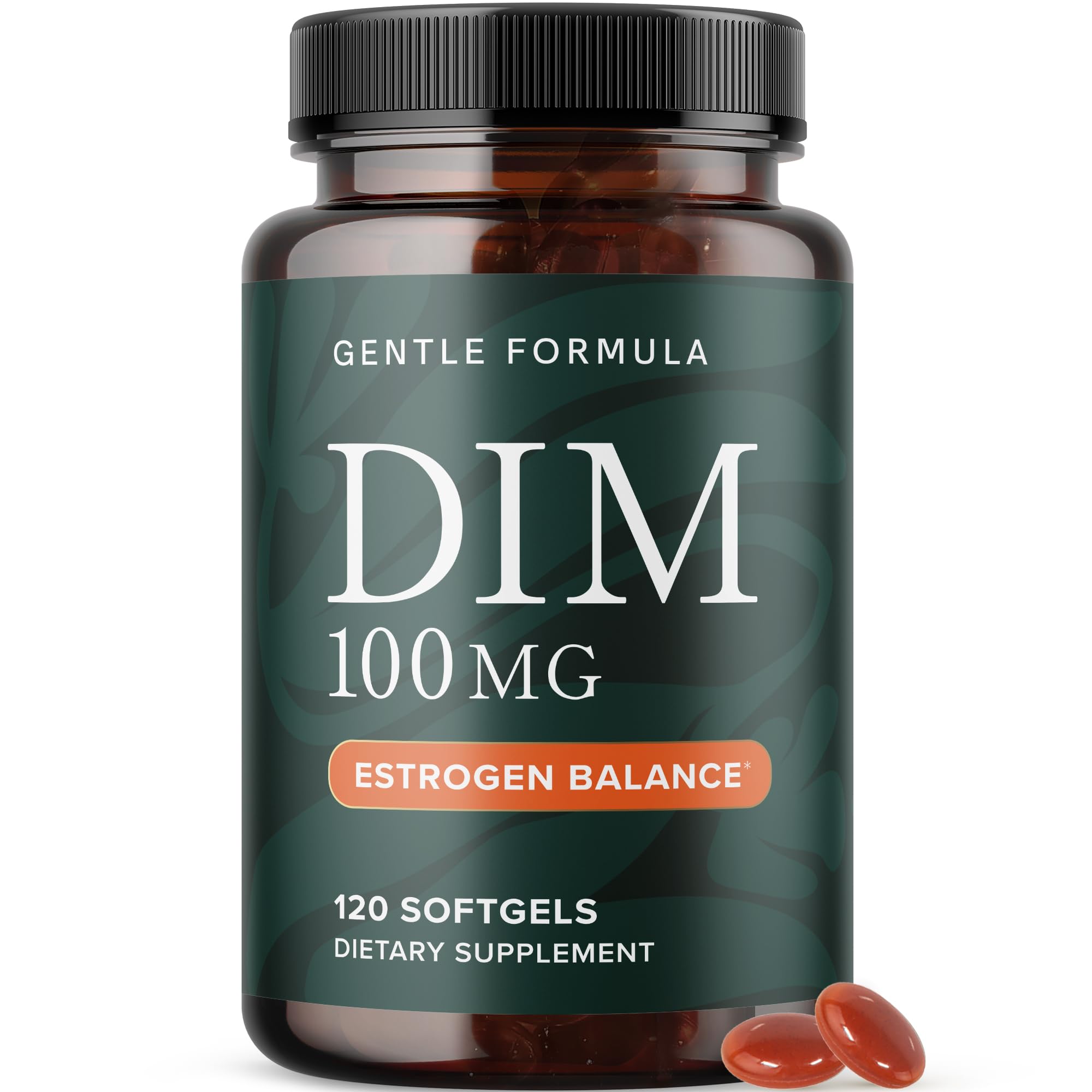 DIM Supplement 100 mg | Estrogen Balance for Women & Men | Diindolylmethane for Hormone Balance, Hormonal Acne, Menopause & Anti