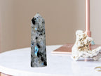 Crystal Heaven Rainbow Moonstone Crystal Tower Obelisk Point For Chakra, Healing And Balancing - Aaa Grade Original Certified Ge