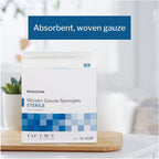 McKesson 8-Ply Sterile Gauze Sponges, 2 x 2, 2 counts per Pack, 50 Packs, total 100 Sterile Gauze Sponges