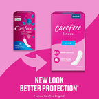 Carefree Panty Liners for Women, Long, Unwrapped, Unscented, 92ct | Pantiliners, Carefree Liners, Daily Liners for Women, Light