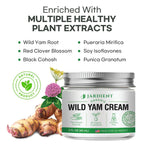 Jardient Wild Yam Cream Hormone Balance: Natural Organic Formula for Menopause Relief & Menstrual Support Like Hot Flashes Night