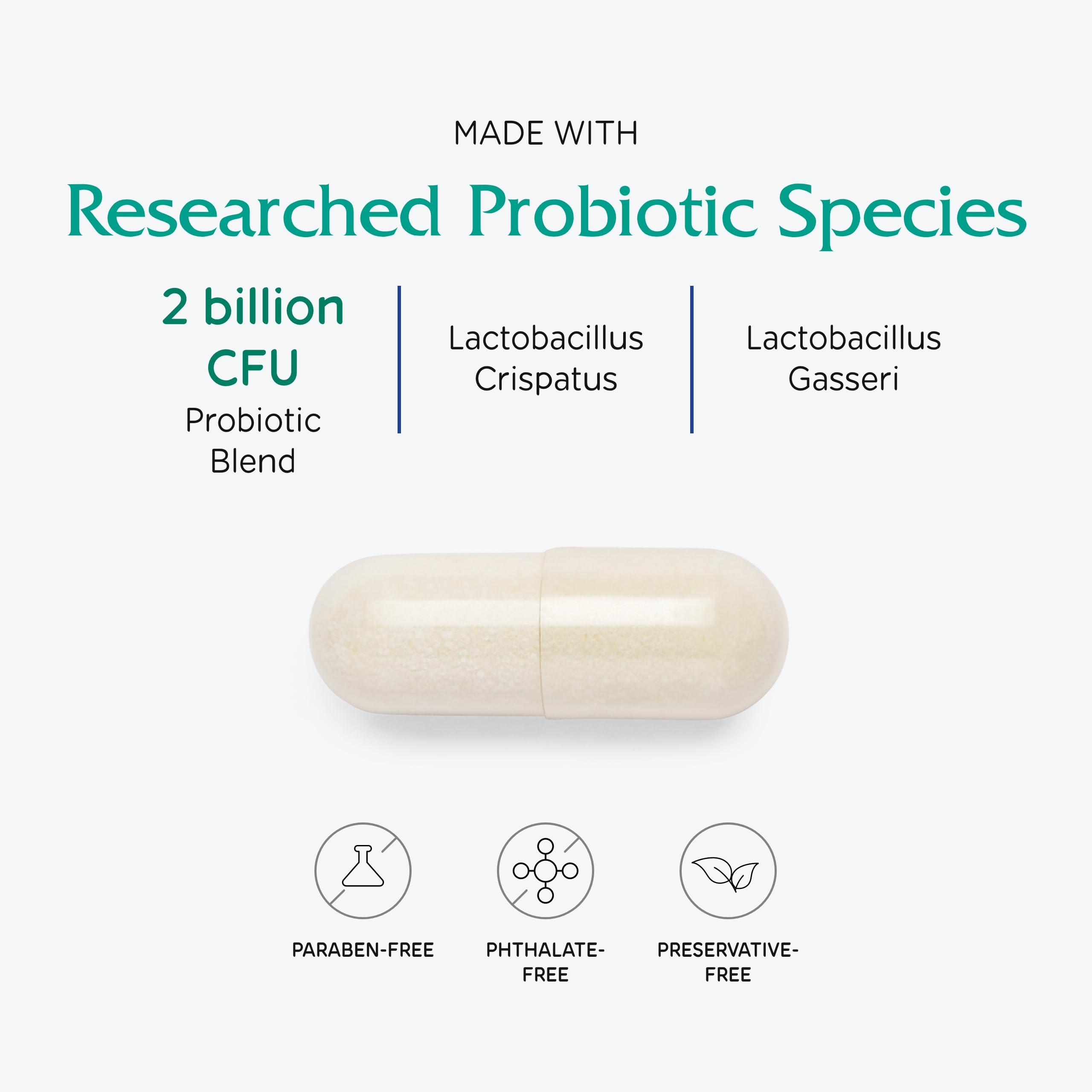 Vitanica V-Probiotics - Probiotics for Women - Vaginal Suppositories with Lactobacillus Rhamnosus, Gasseri & More - Womens Heal