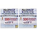 NeilMed Sinus Rinse 100 Salt Premixed Packets for Allergies & Sinus (Pack of 2)