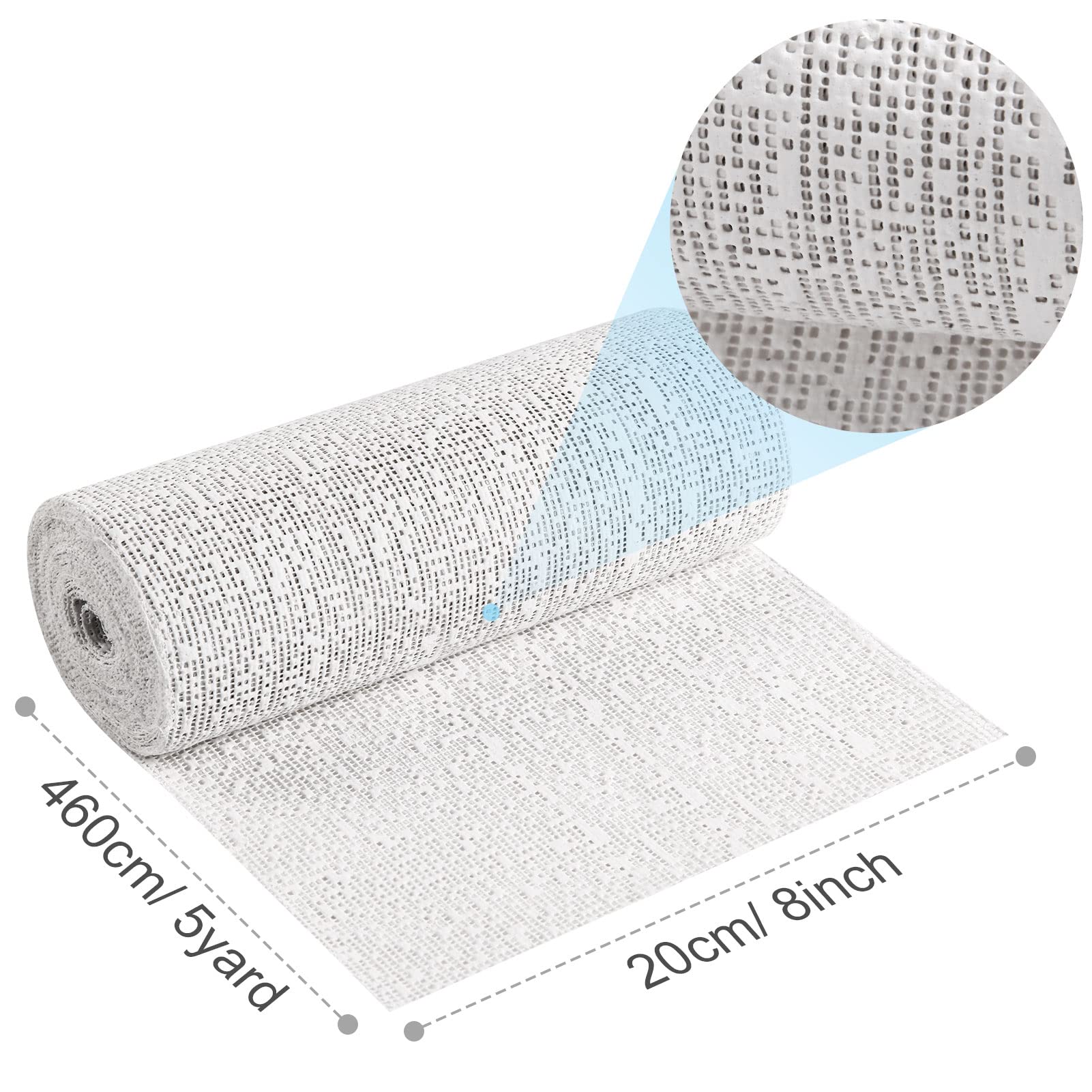 45ft - 211ft Plaster Cloth Rolls White Gauze Strips Wrap Bandages for Craft Belly Cast Mask Making Body Molds Scenery Art(8inch