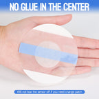 Eseige-Sensor Covers for Libre 2,3-50 Pack Waterproof Adhesive Patches - Latex Free and Transparent Tape to Protect The CGM