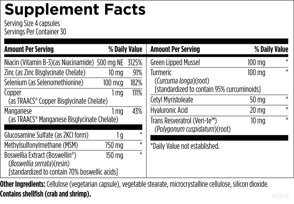 Designs for Health ArthroSoothe - Hyaluronic Acid, Glucosamine, MSM, Green Lipped Mussel, Turmeric + More to Help Support Health