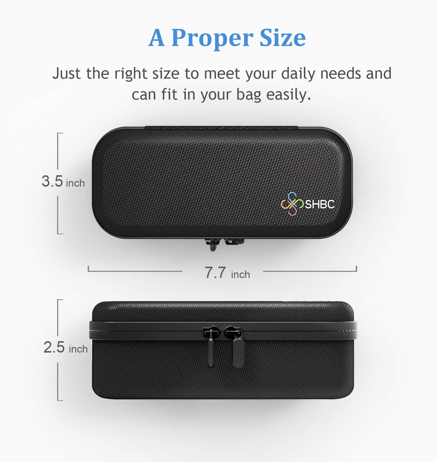 SHBC Medical Cooler Insulin Vial Carrying Travel Case Protector for Diabetic with One Ice Pack Black