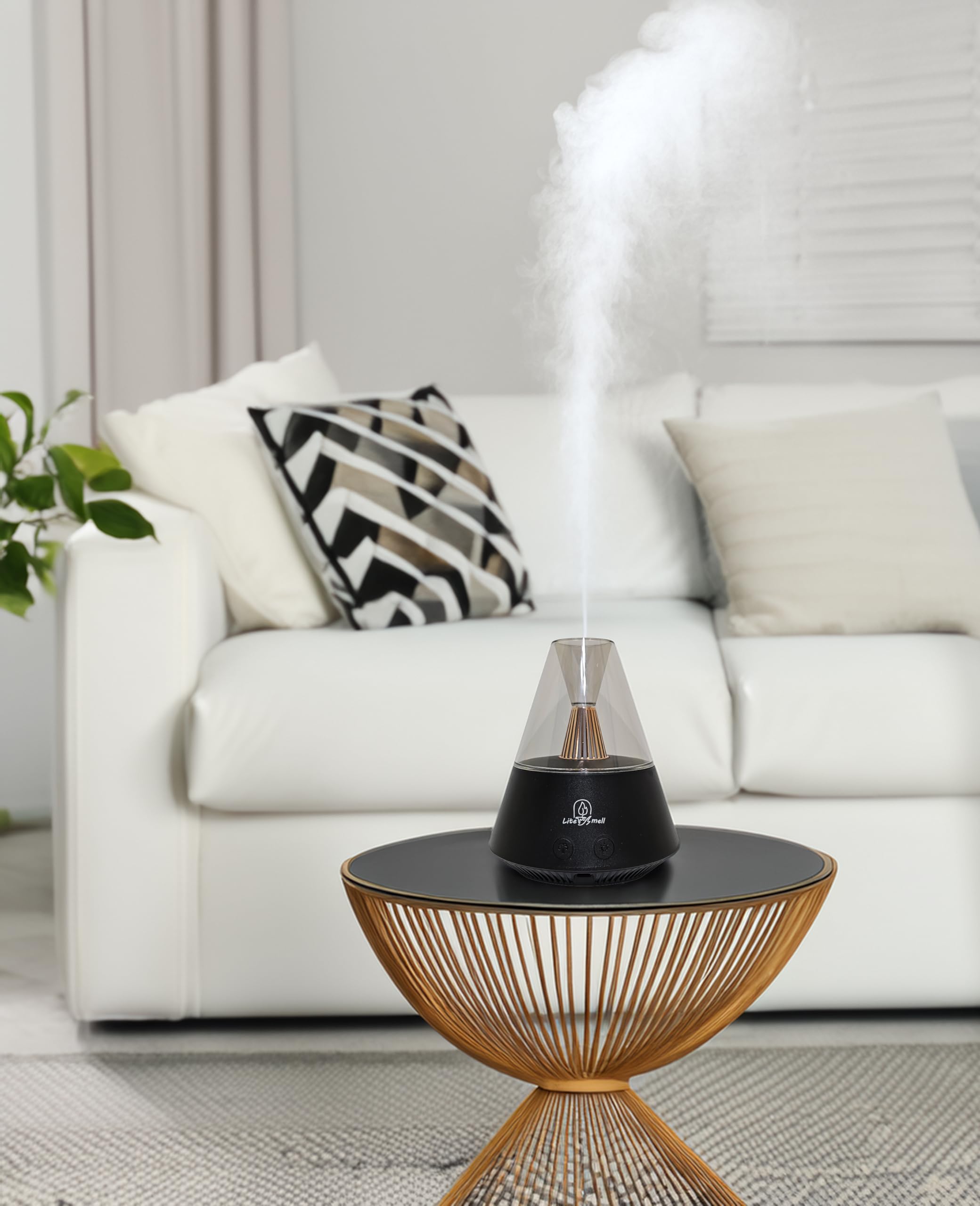 Generic Lite smell Essential Oil Diffuser- Humidifier Vaporizer, Aromatherapy, Fragrant oil, 150 ml, Diffuser whith remote contr