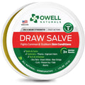 OWELL NATURALS Drawing Salve Ointment 1oz, ingrown Hair, Boil, Splinter Remover, Bug Spider Bites, bee Sting, Mosquito bite Itch